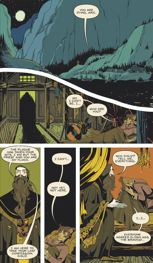 Letters for Ergi, art by V. Gagnon, story by Kieron Gillen. Letters for Ergi, art by V. Gagnon, story by Kieron Gillen.